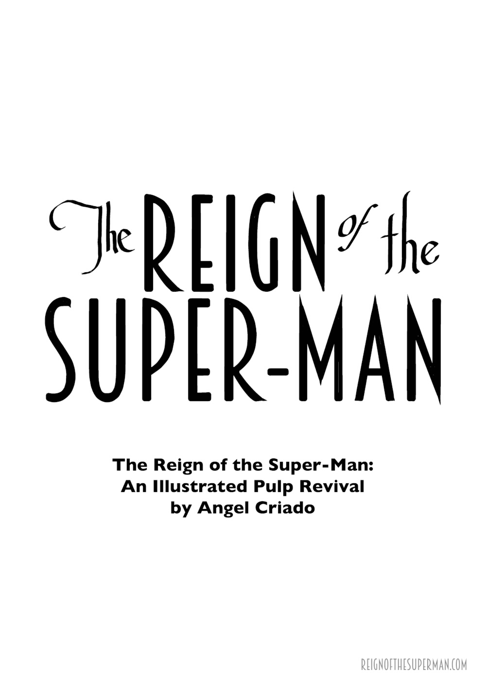 The REIGN of the SUPER-MAN!, page 1