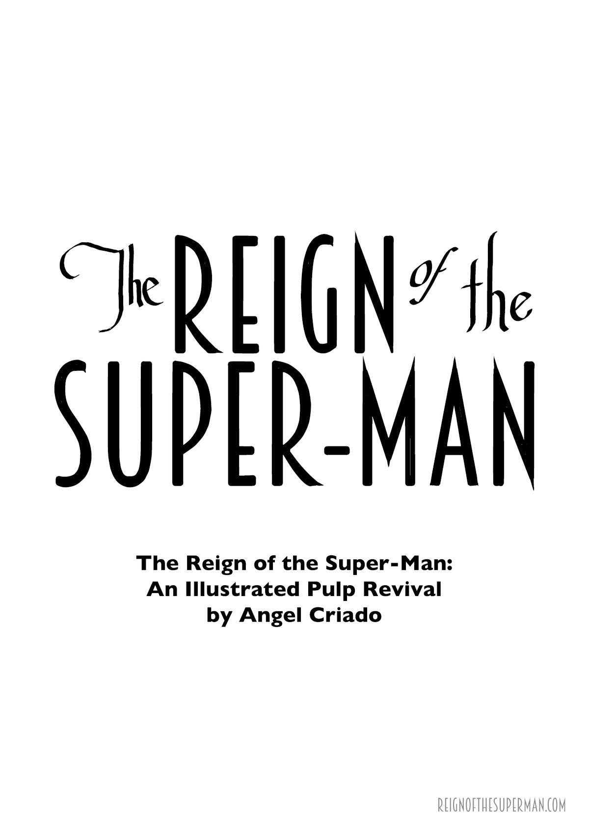 The REIGN of the SUPER-MAN!, page 1